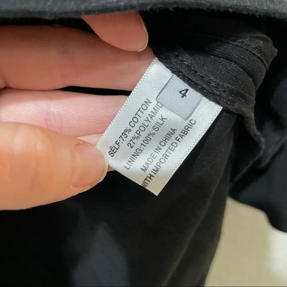 Proenza Schouler Black Long Sleeve Tunic Sweater Womens 4 Snap Details Casual - Image 7