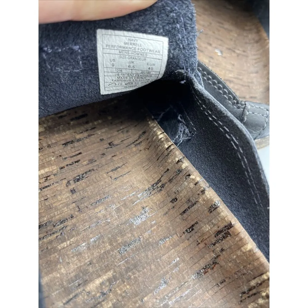 Merrell Blue Suede Leather Mule Slip On Shoes Comfort‎ Womens  Size 9 - Image 6