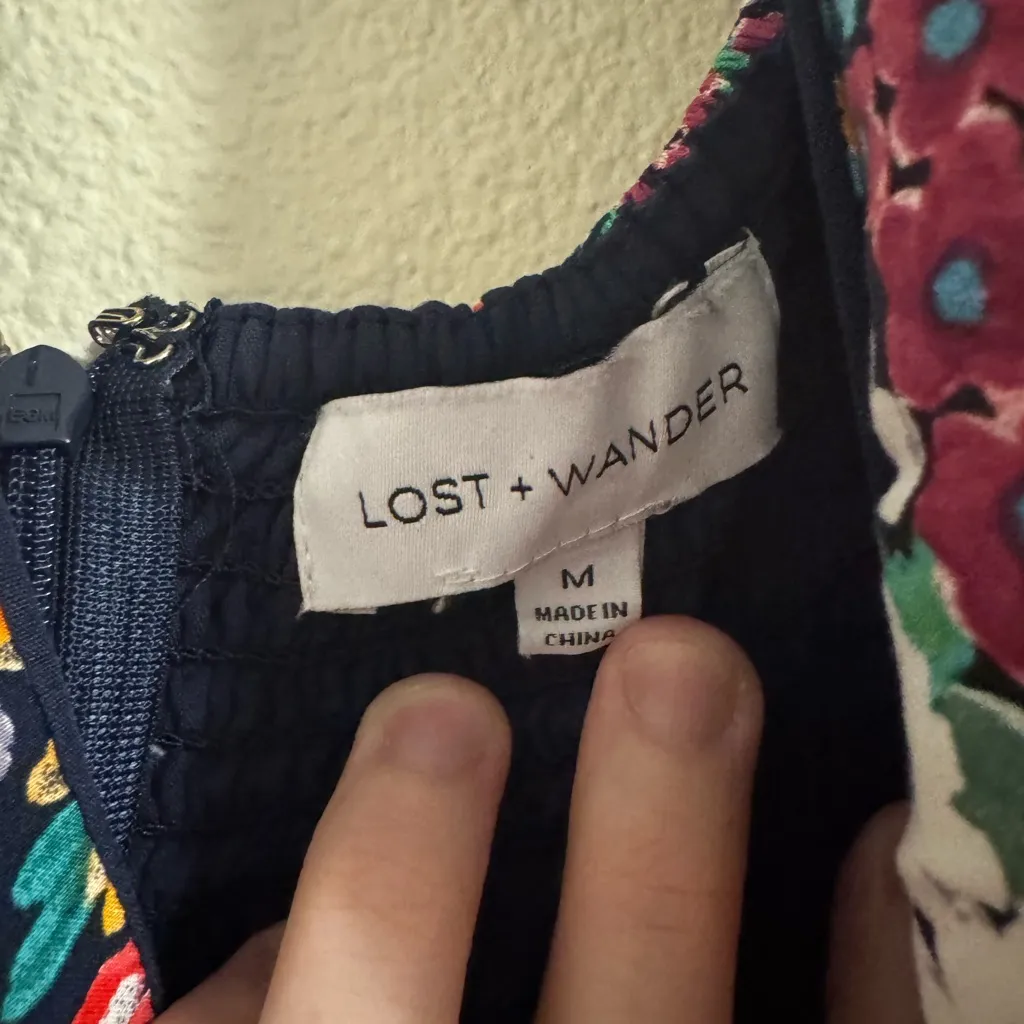 Lost + Wander Multicolor Floral Dress - Image 3