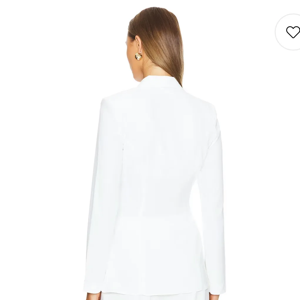 Amanda Uprichard Vera Blazer in Ivory - Image 4