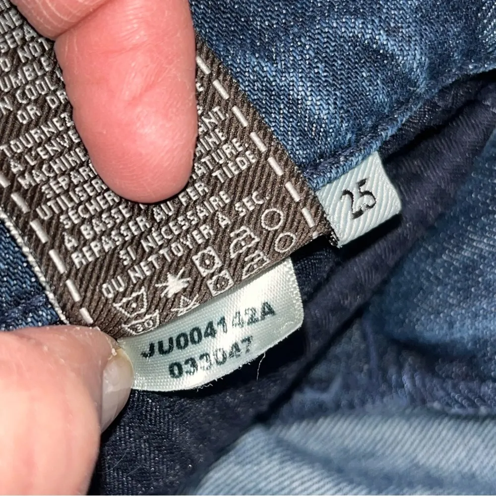 7 For All Mankind Gwenevere Skinny Denim Jeans Pants size 25 - Image 9