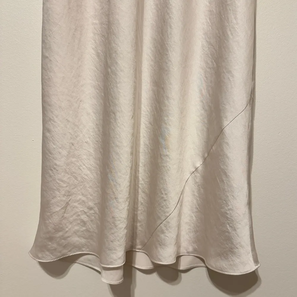 Aritzia Wilfred Only Slip Maxi Dress Size XL Cream White Neutral Light Birch - Image 7