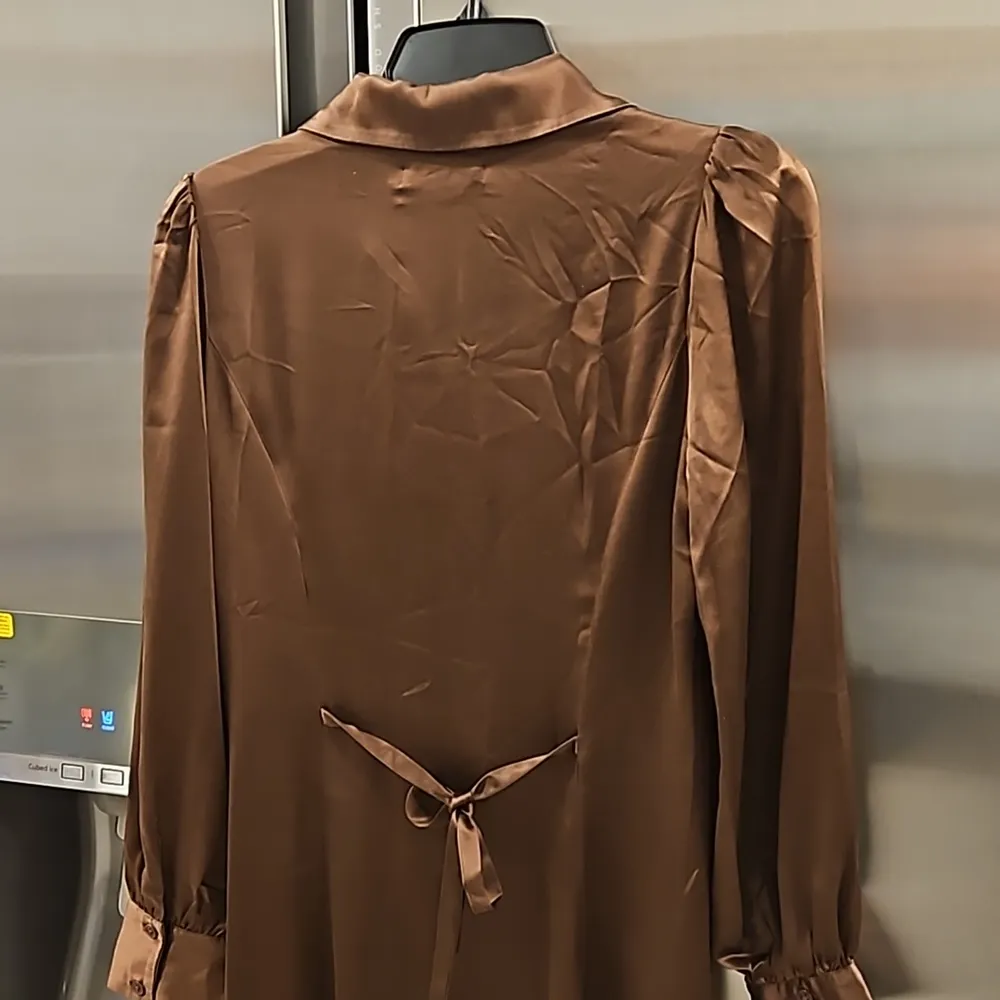 💕REFORMATION💕 Catalina Silk Dress ~ Cafe 8 NWT - Image 10