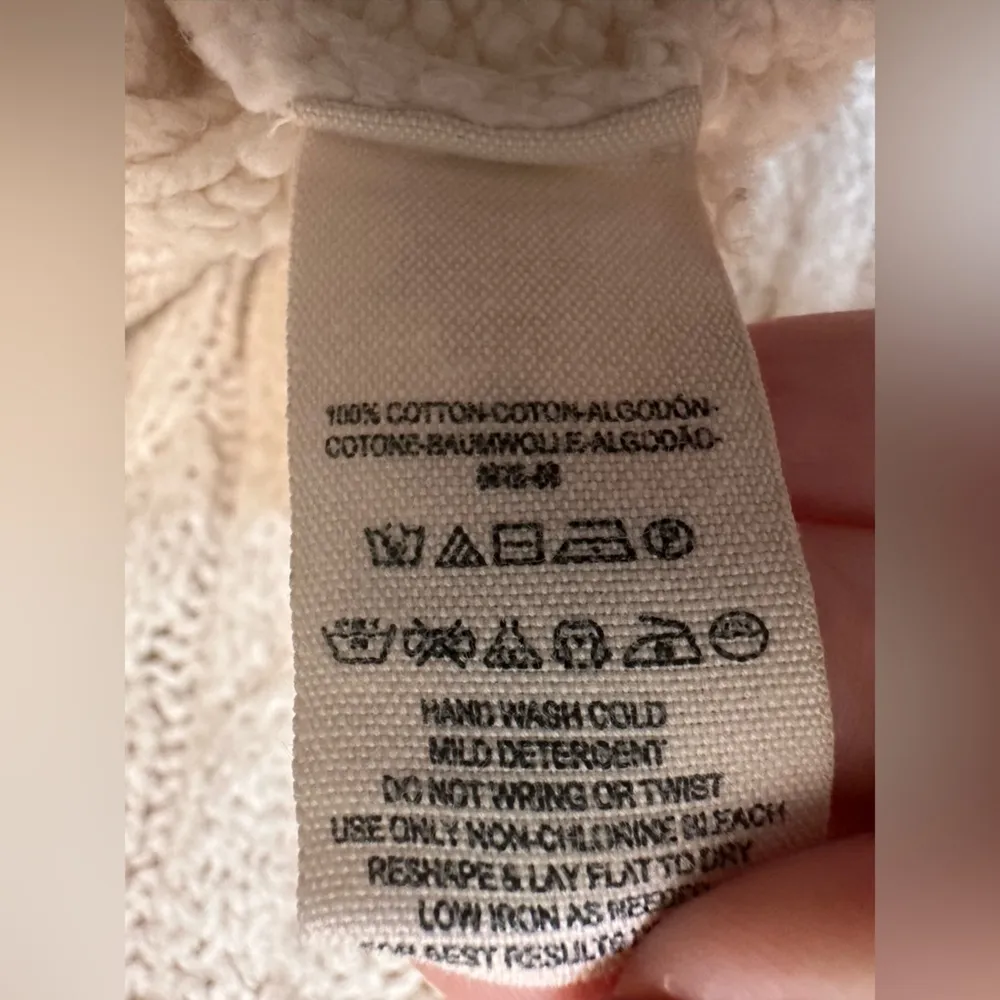 Free People asymmetrical bottom Cream Cable Knit Sweater - Image 7