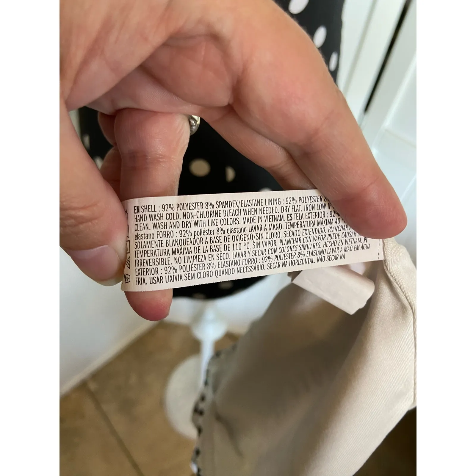 Forever 21 Womens Top Sz M White Print Butterflies J'Adore I Love French Crop‎ - Image 8