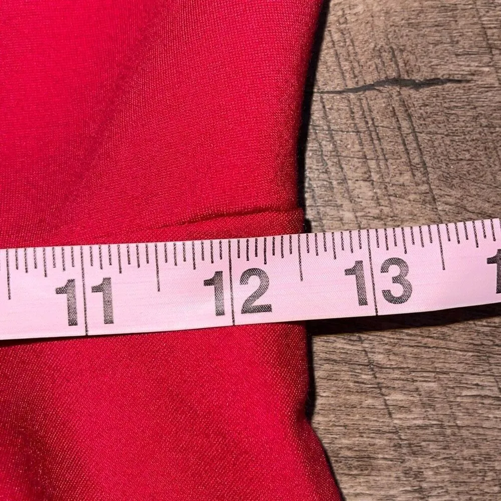 Lulus Womens Scallop Neckline Elbow Sleeve Mini Fit & Flare Dress Size Small NWT - Image 11