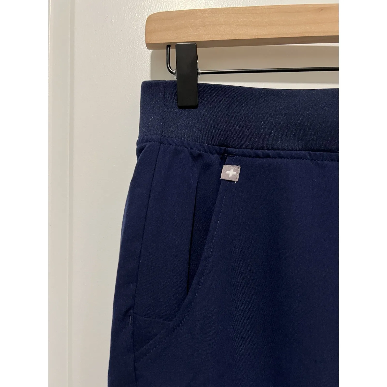 FIGS Navy Blue Scrub Set Casma Top Zamora Jogger Technical Collection Womens S - Image 6