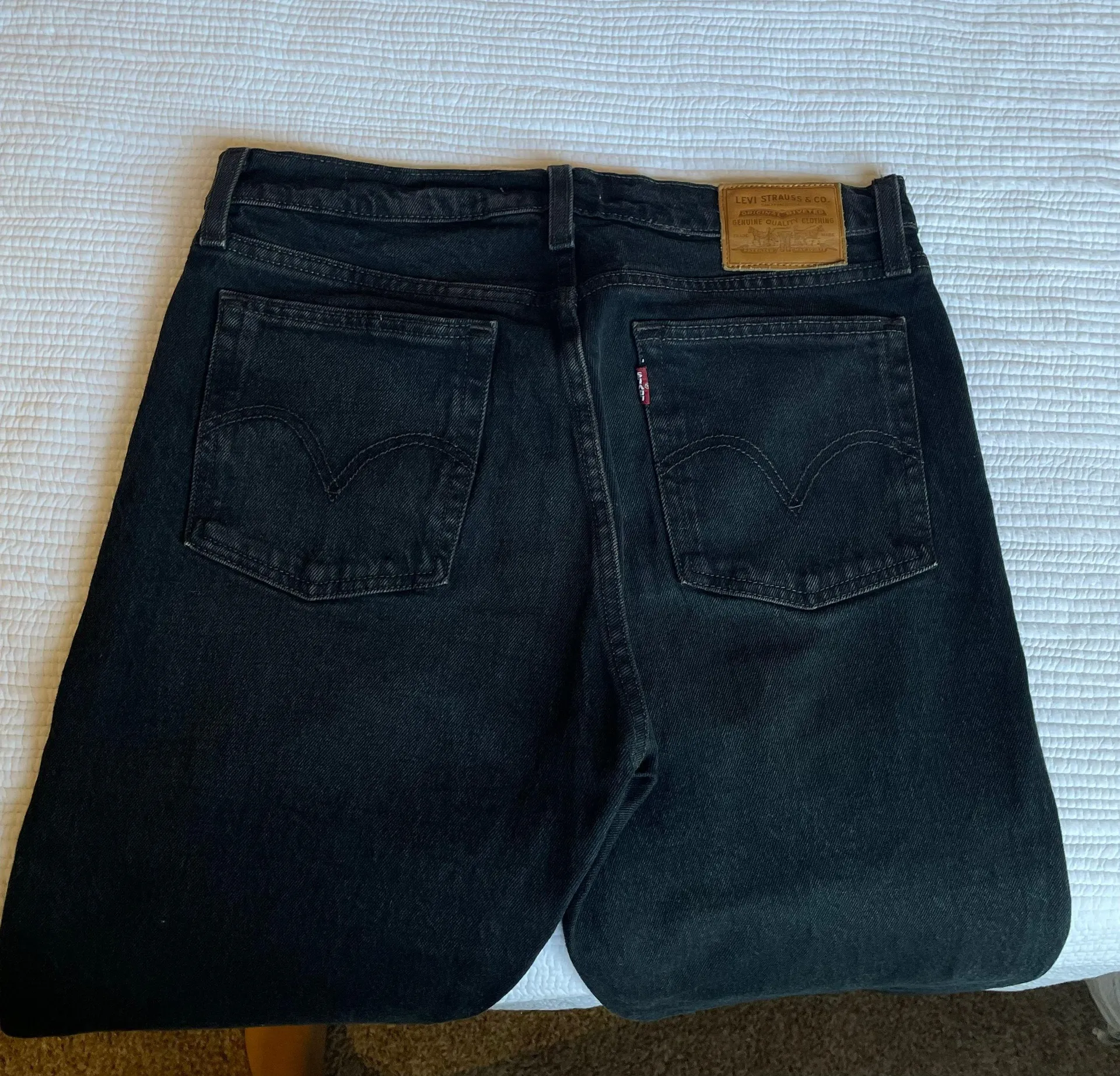 Levi's Black Wedgie Fit Jeans - Image 7