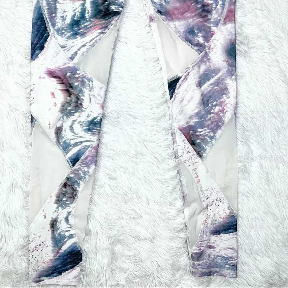 FABLETICS Lillian Salar Watercolor Compression Legging Small Mesh Athletic - Image 6