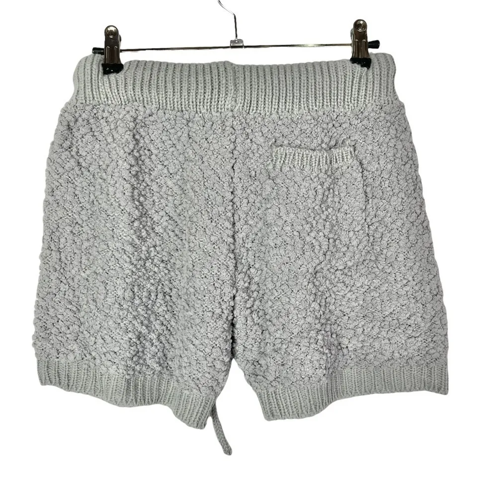 Boutique POL Gray Teddy Sherpa Soft Lounge Shorts S - Image 2