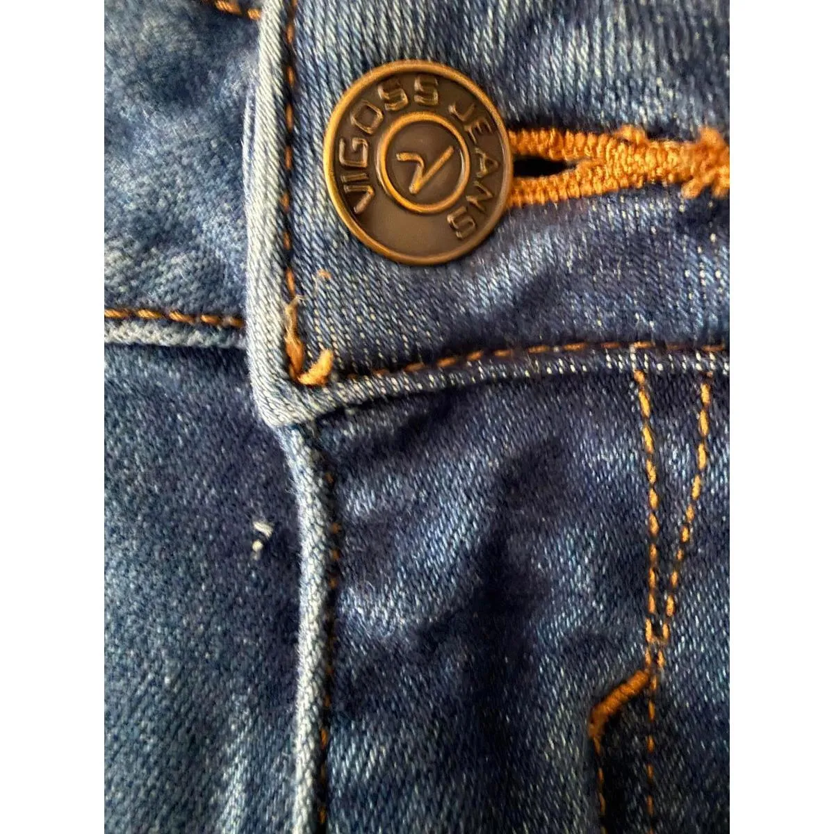 Vigoss Thompson Tomboy Women's Denim Jeans Size 29 Small Blue Cropped Streetwear - Image 7