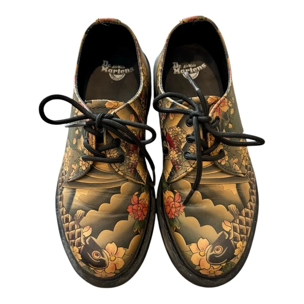 Dr. Martens X Evisu Wagara Tattoo Sleeve Koi Fish Oxfords Shoes Unisex - Image 2