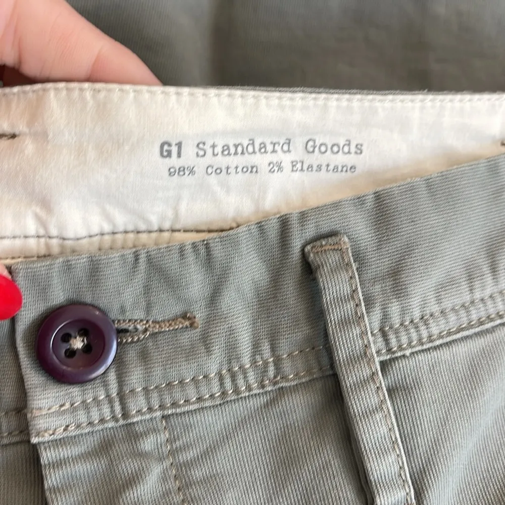 G1 Standard Goods Boot Cut Pants Gray Size 6 - Image 3