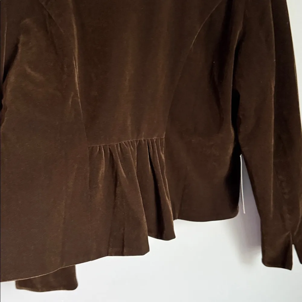 NEW Tuckernuck Pomander Place Olive Bark Velvet Whitney Jacket XXL - Image 7