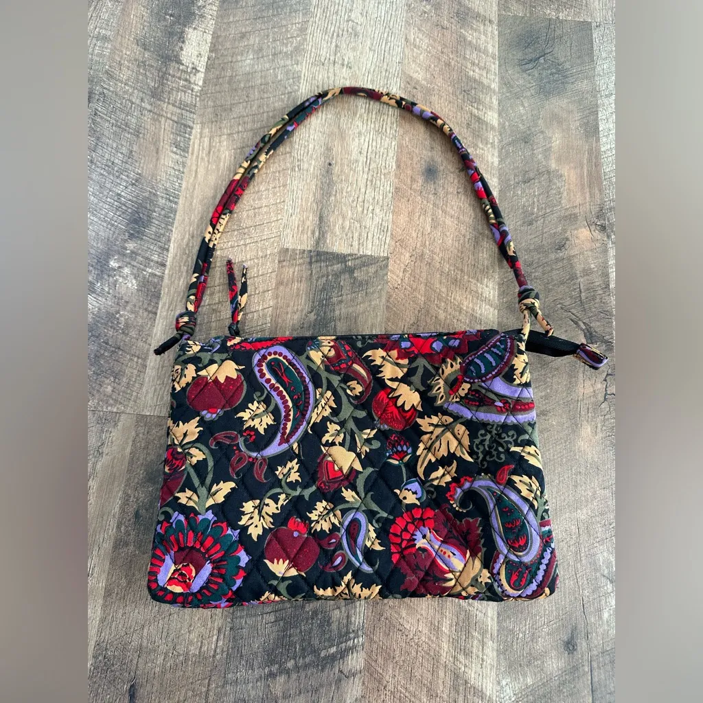 Vera Bradley Foxbury Crossbody
Premium Cotton Midnight Garden Paisley NWOT - Image 3