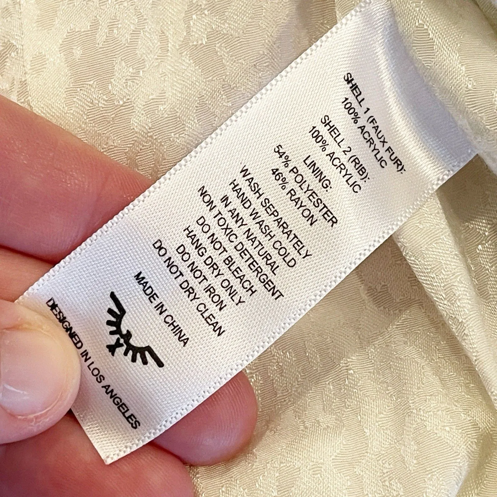 SpiritHoods Doll Party Jacket Women XS Cropped Hooded Faur Fur Festival Glitter Pink - Image 8