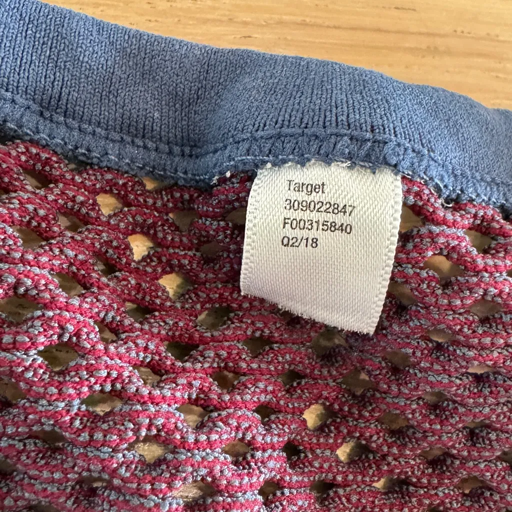 JoyLab Athletic Workout Tank Top blue red MEASUREMENTS - Image 3