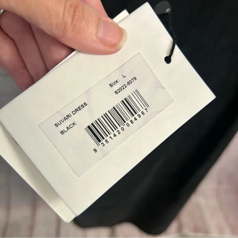 Hansen&Gretel black asymmetric maxi dress sexy Suvari size large one shoulde - Image 10