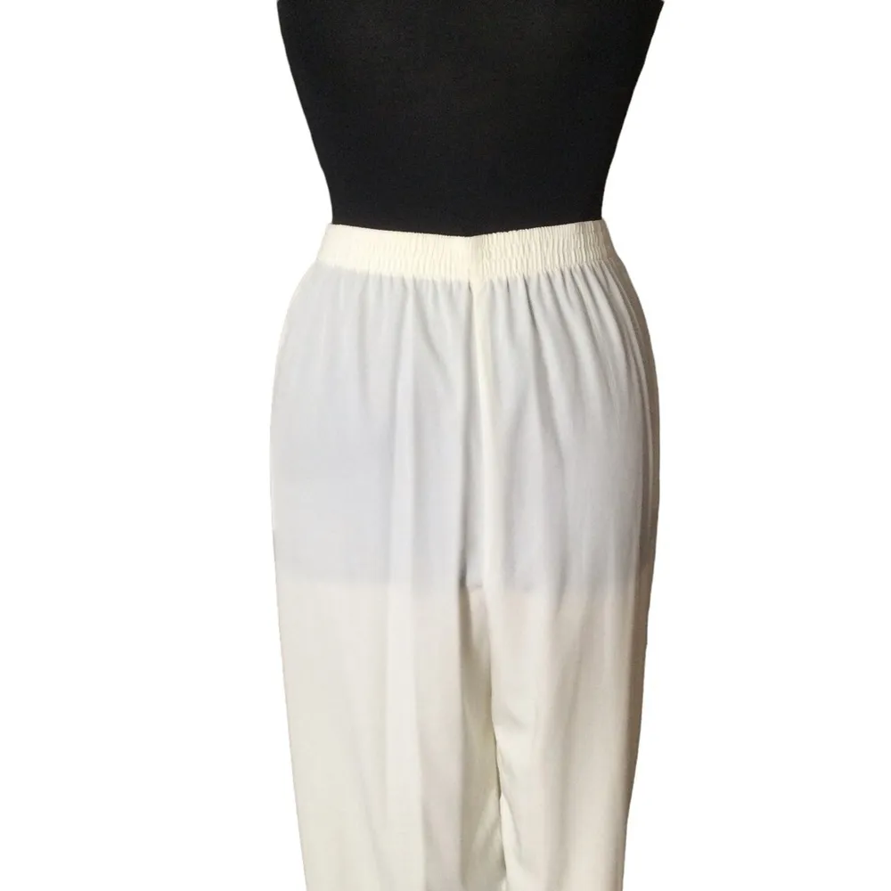 S. G. Four Piece Cream Color Pant & Skirt Suit Plus Size - Image 11