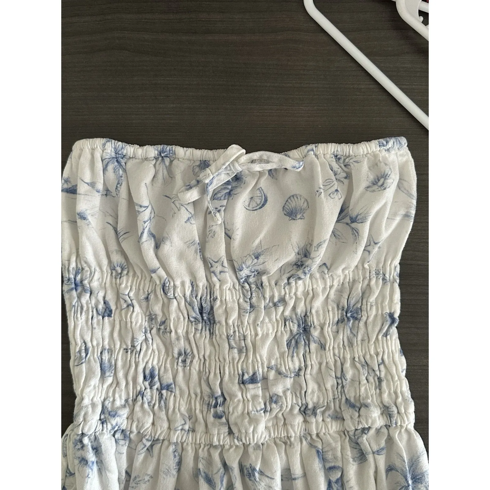 Hollister Women's Maxi Dress Small Boho Babydoll Floral Peasant 90s Cottagecore - Image 4