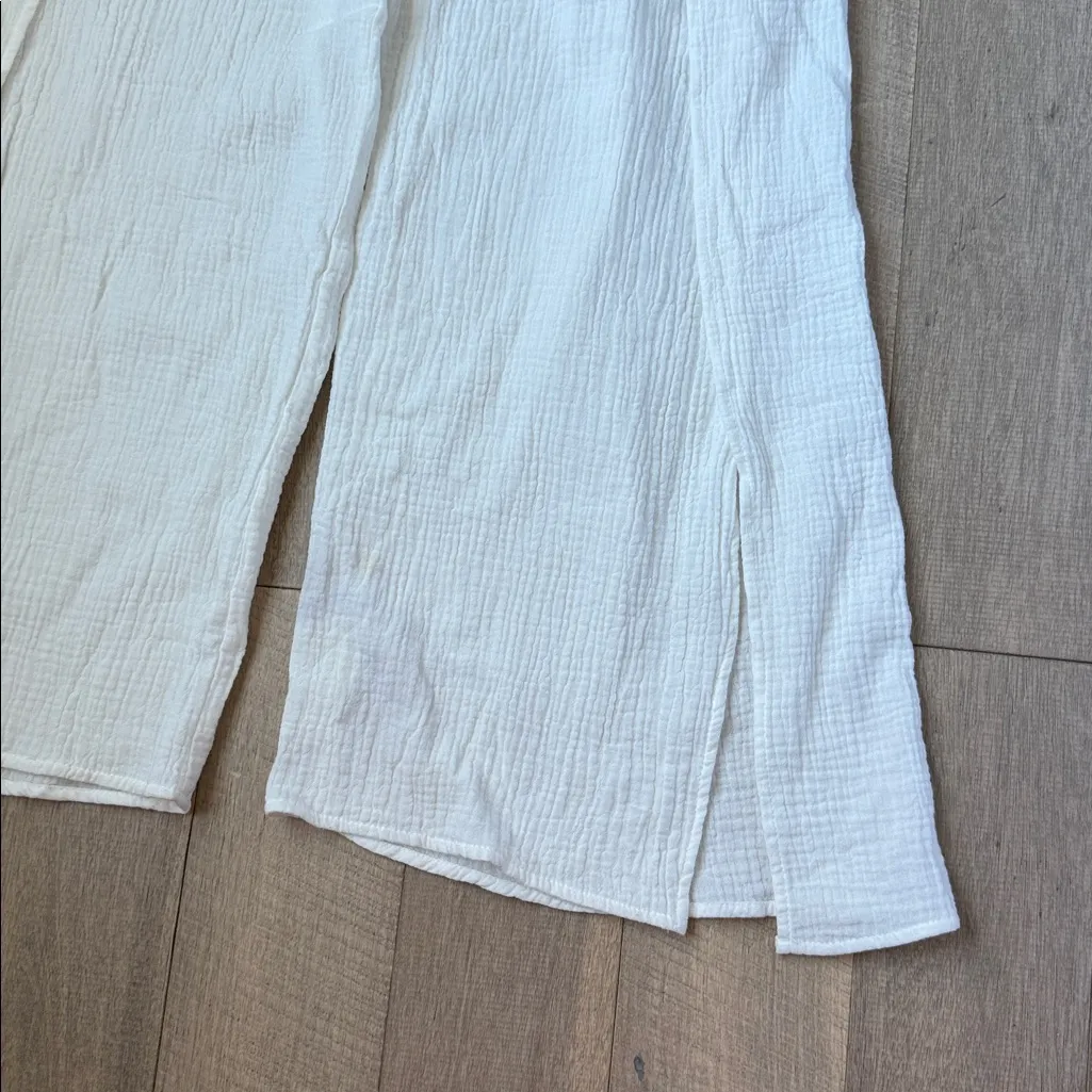 YFB Young Fabulous & Broke Geneva Wide Split Leg Tie Front Pants - Image 3