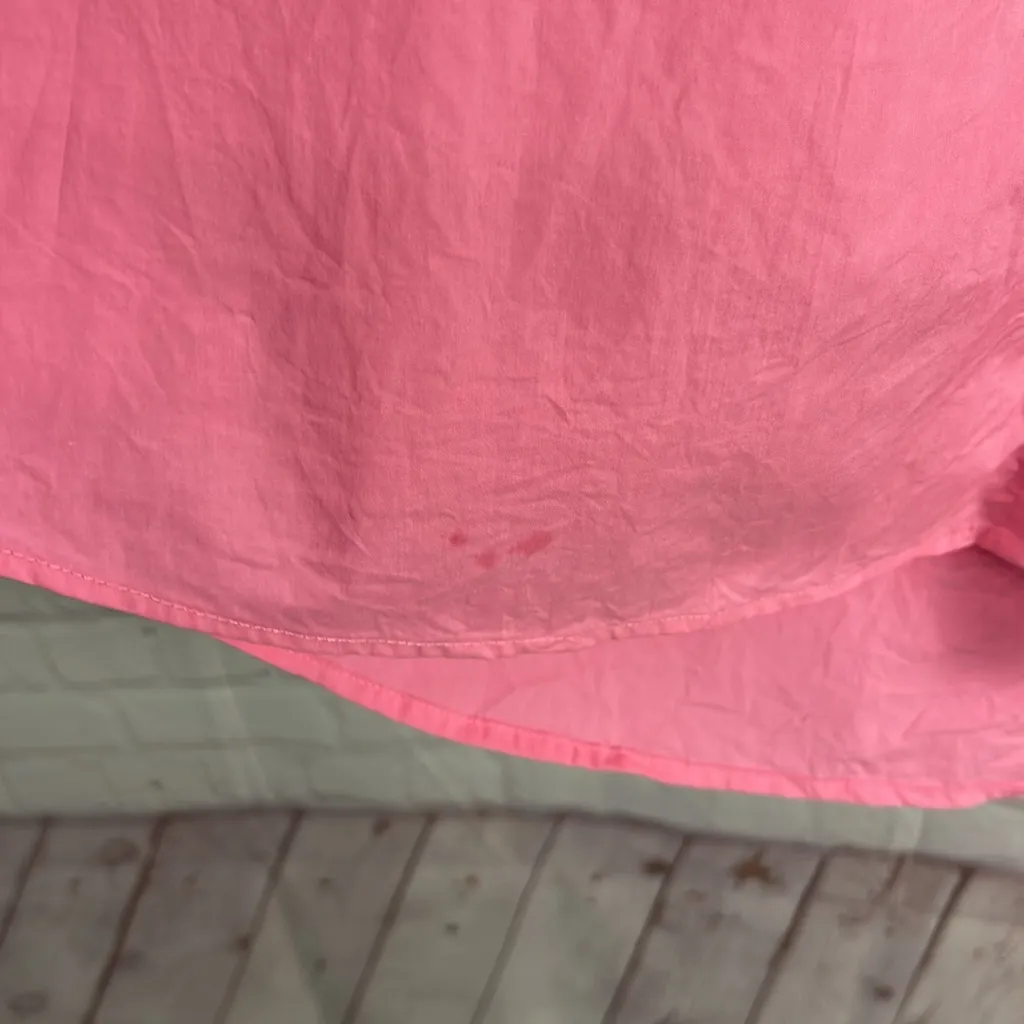 Rails JoJo Hot pink button down ladies blouse size XXL plus cotton blend girly - Image 6