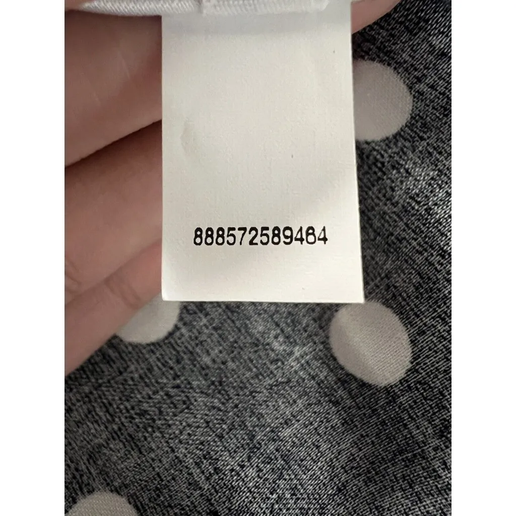 Chaps Women‎ Polka Dot Long Sleeve Button-Up Shirt Blue Size 2X No Iron Career - Image 12