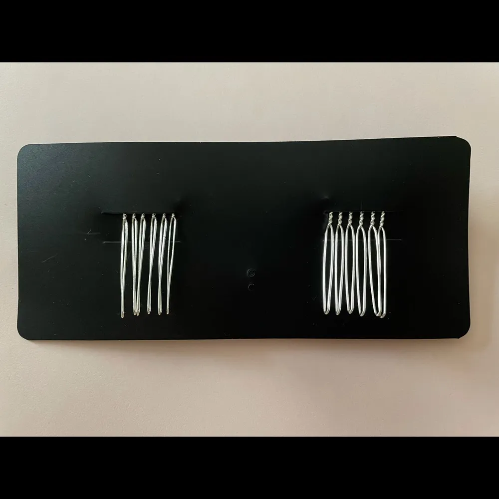 Crystal Hair Comb Silver - Image 3