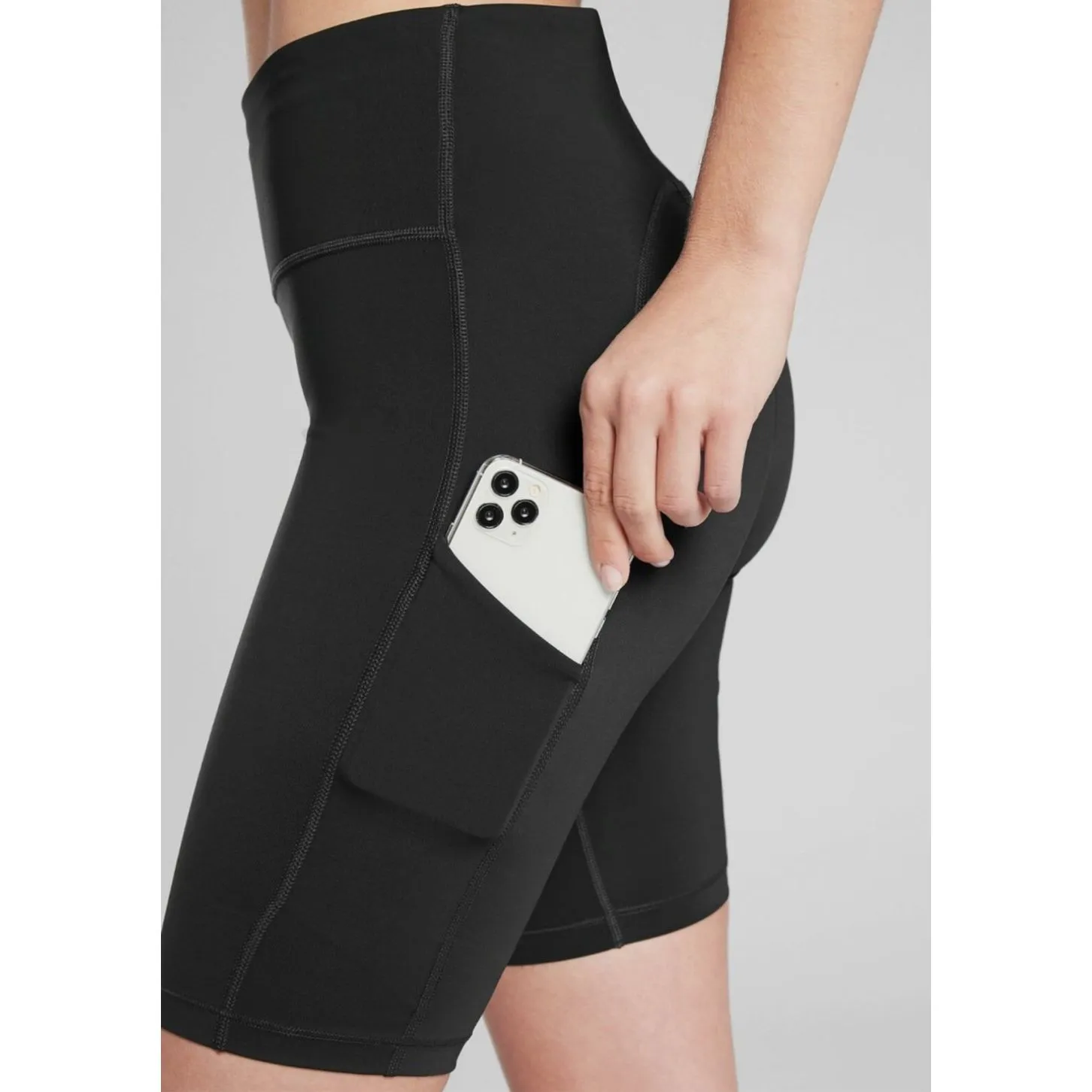 Athleta Ultimate Stash Pocket 9" Biker Short Size M - Image 3