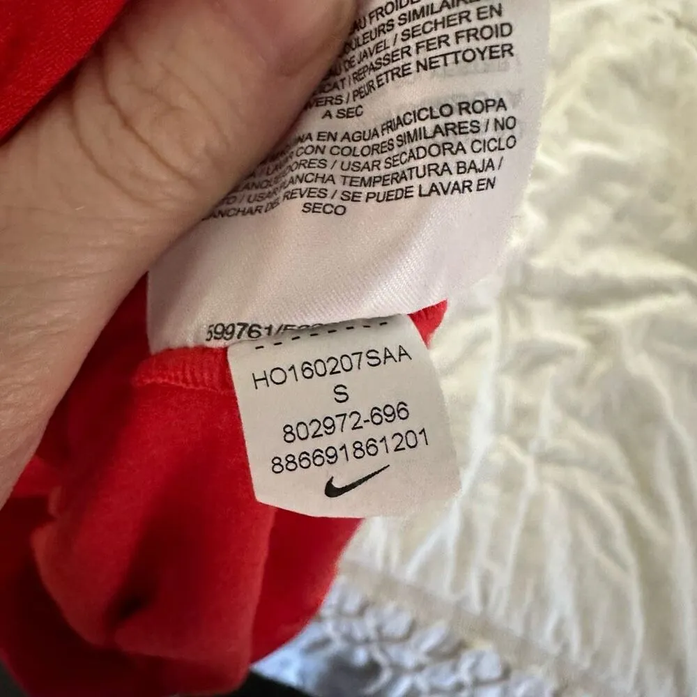 Nike Golf Women’s Small Red Wool Blend 1/4 Zip Pullover - Image 7