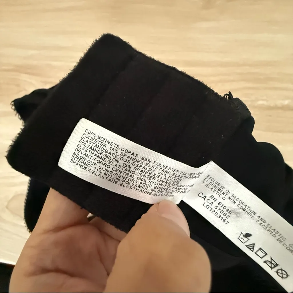 Wacoal US 34DD Basic Beauty Spacer Underwire T-Shirt Bra Black - Image 4