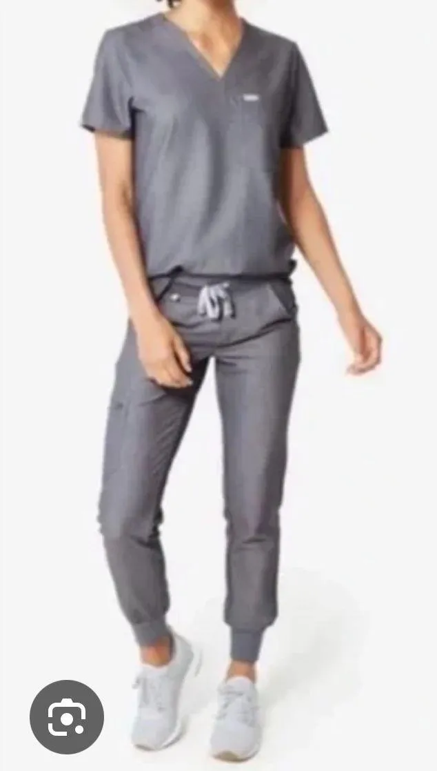 Grey  Scrub Set - Image 2
