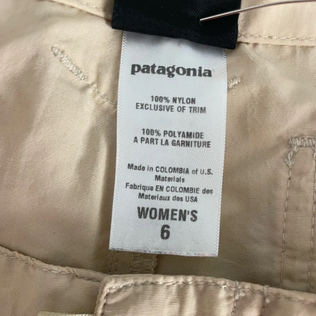 Patagonia Stand Up Pants Women’s 6 - Tan Lightweight Nylon - Vintage 2005 - Image 8