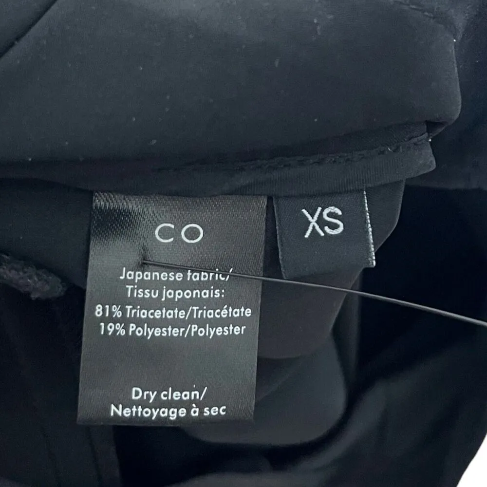 Co Essentials Black Cigarette Trousers Cropped Pants Japanese Fabric Womens XS - Image 12