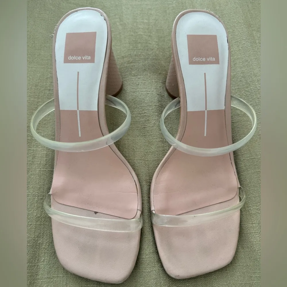 Dolce Vita Nude Heels - Image 4