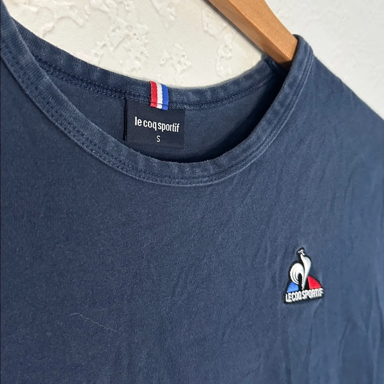 Le Coq Sportif Navy Blue Essential Tee T - Image 5