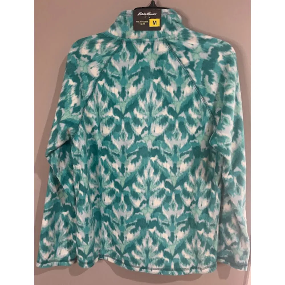 Eddie Bauer Women's Polar Fleece Raglan Sleeve 1/4 Zip Size Medium NWT - Image 3