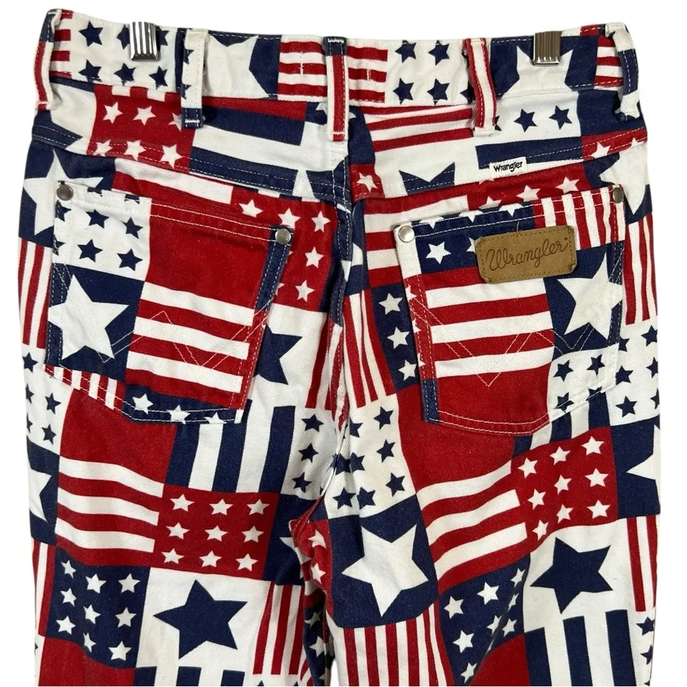 Wrangler‎ Star Stripe Patriotic Westward 626 Boot Cut Denim Jeans - Image 12