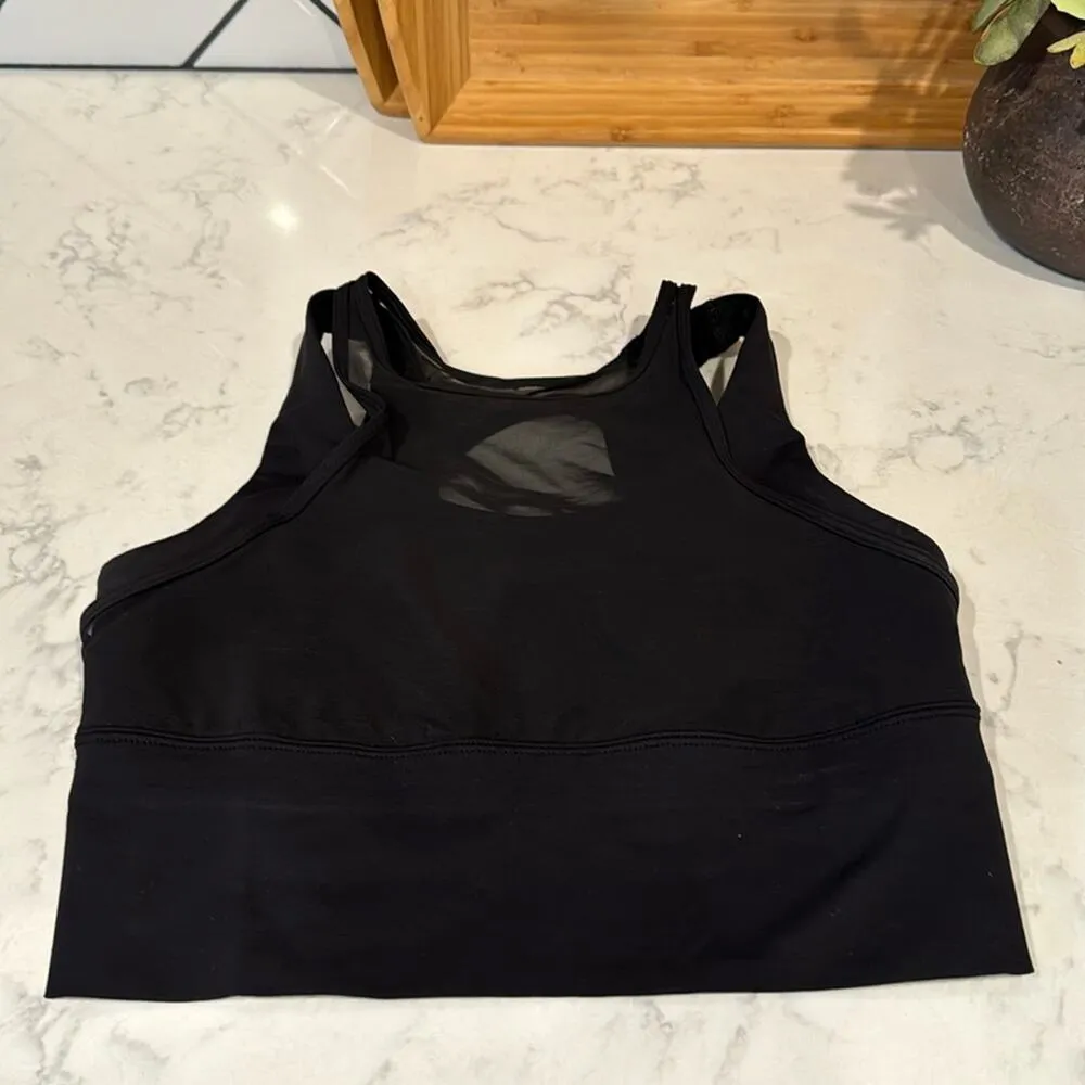 Lululemon  Double Top Bra black running training workout sold out size 4 neutral - Image 2