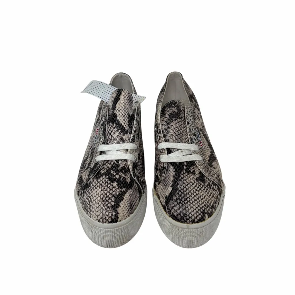 READ NWT Superga Snake Platform Sneakers Size US 8.5 - Image 3