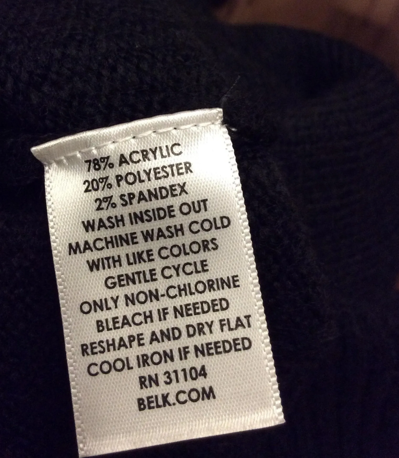 Black Sweater Pullover Womens Medium New With Tag - Image 7