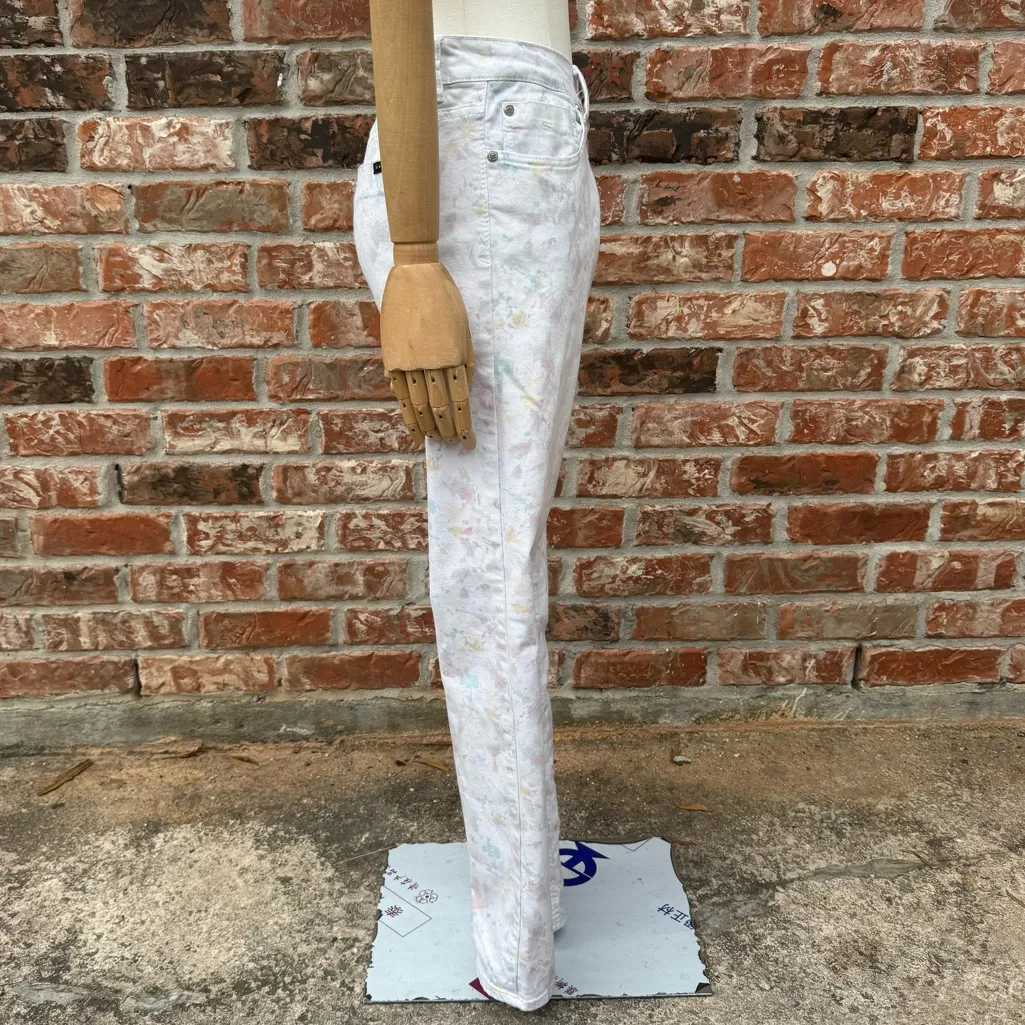 Anthropologie Wandering Watercolor floral print jeans /29 / Excellent condition - Image 6