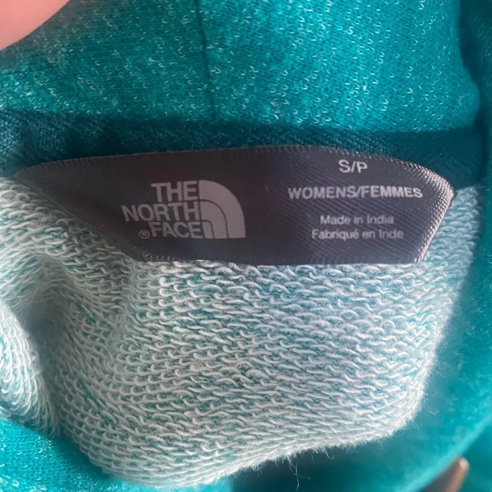 The North Face Fallsgrove Wrap Sweater Toggle Cardigan S Heathered Green Cotton - Image 5