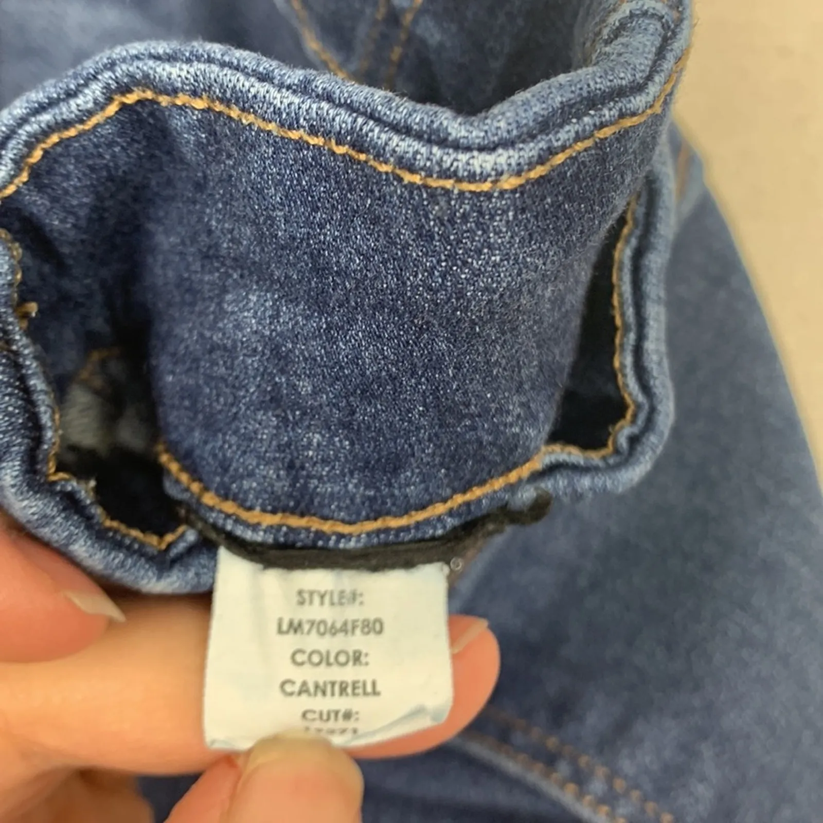 Liverpool the crop womens size 8 29 medium jeans denim cuffed blue casual - Image 8