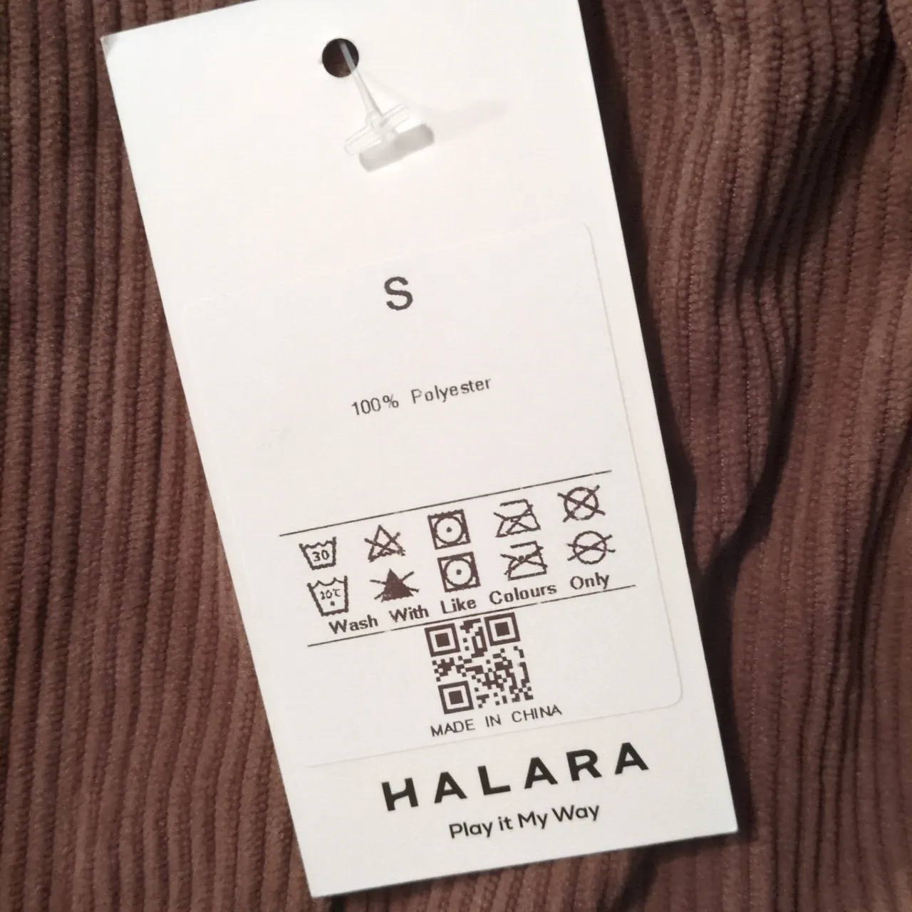 Halara Brown Corduroy Pants Size Small - Image 6