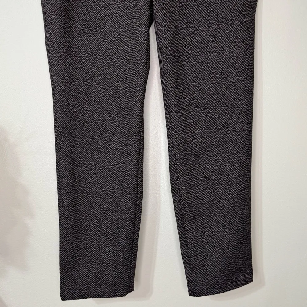 White House Black Market Knit Herringbone Pants with Ribbon Tie Size 4 New - Image 8
