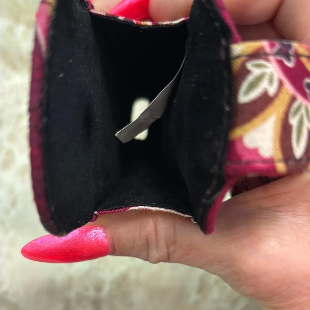 Vera Bradley Burgundy and Pink Phone Case - Image 5