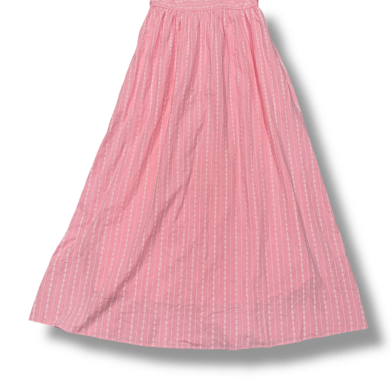 Hyacinth House Pink Maxi Dress‎ Square Neck Puff Sleeve Smocked Summer - Image 5