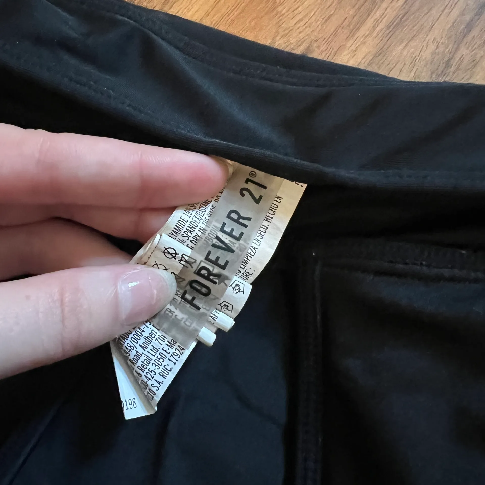 Black Cut Out One Piece Swim Suit - Image 6