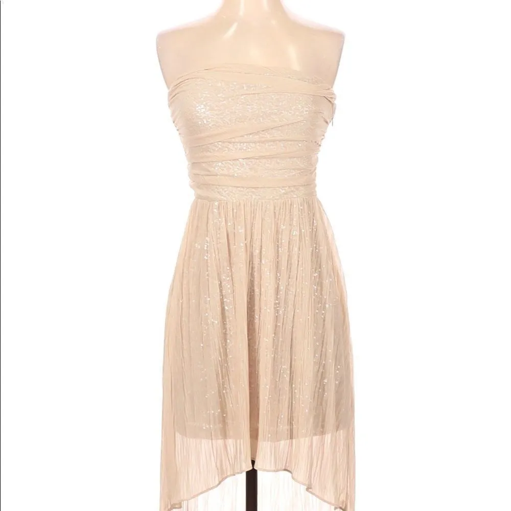 ✨HP✨Express Strapless High Low Cocktail Dress ✨ - Image 2